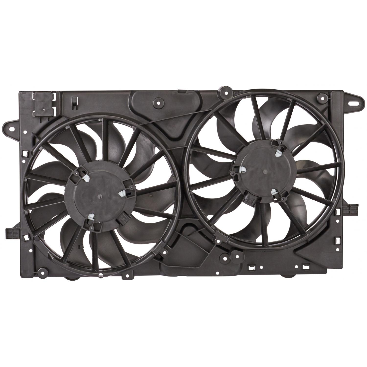 Spectra Premium CF12126 - Dual Radiator and Condenser Fan Assembly Spectra Premium CF12126 Dual Radiator and Condenser Fan Assembly product image 3 of 4