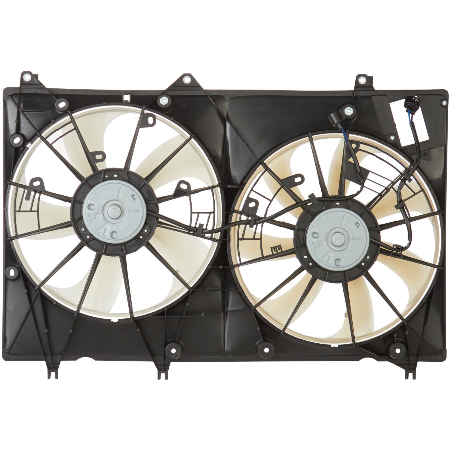 Spectra Premium CF20087 - Dual Radiator and Condenser Fan Assembly Spectra Premium CF20087 Dual Radiator and Condenser Fan Assembly product image 3 of 4