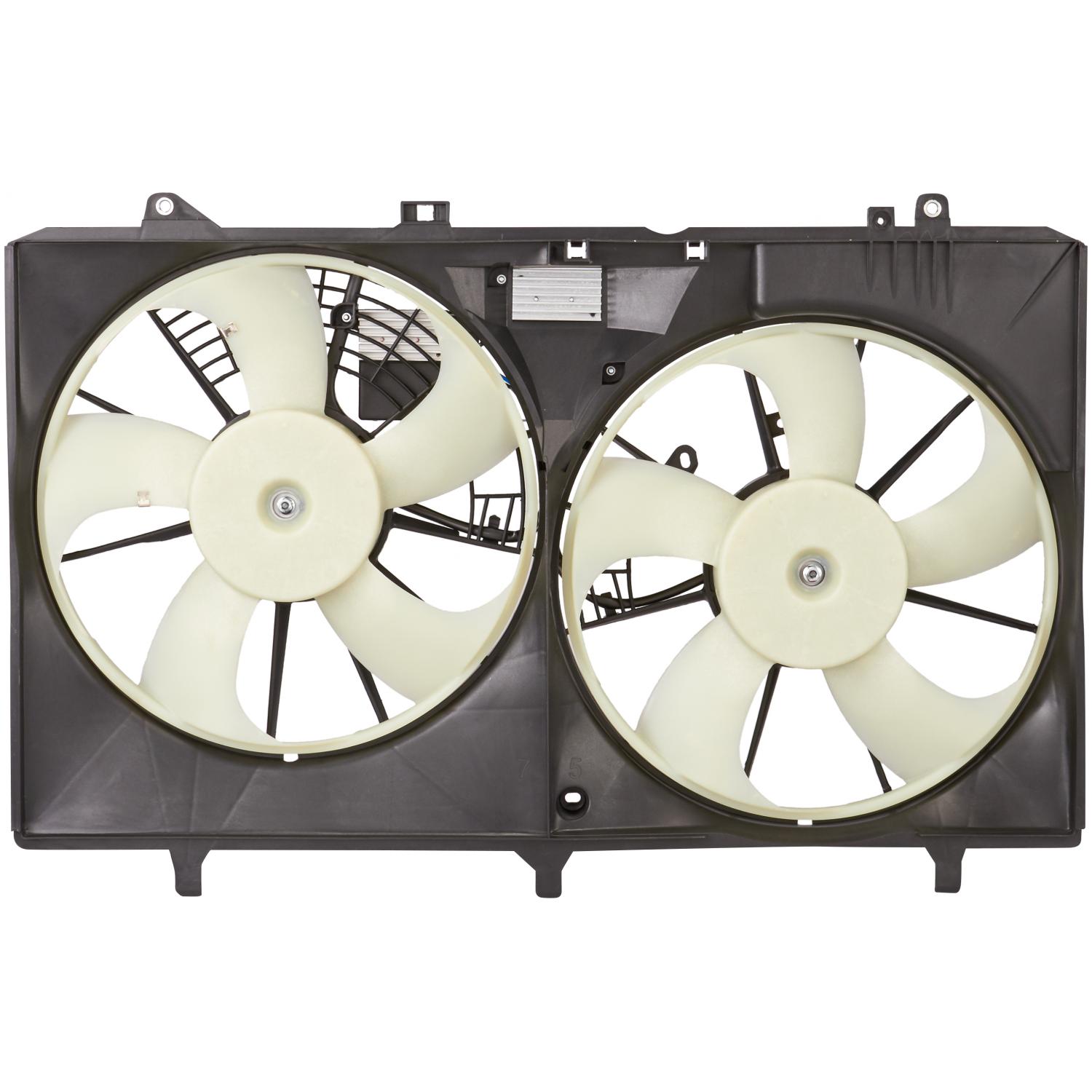Spectra Premium CF20107 - Dual Radiator and Condenser Fan Assembly Spectra Premium CF20107 Dual Radiator and Condenser Fan Assembly product image 1 of 4