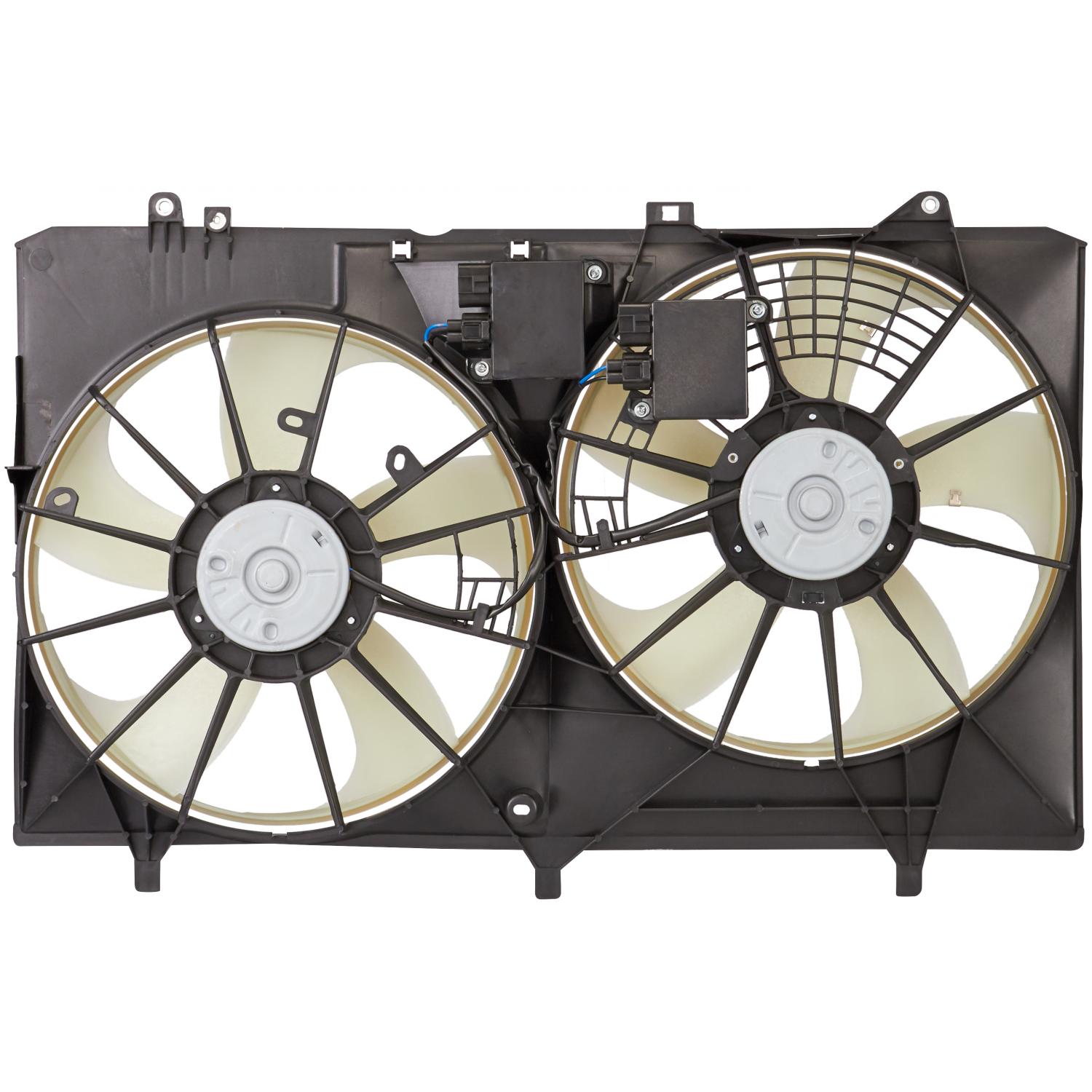 Spectra Premium CF20107 - Dual Radiator and Condenser Fan Assembly Spectra Premium CF20107 Dual Radiator and Condenser Fan Assembly product image 3 of 4