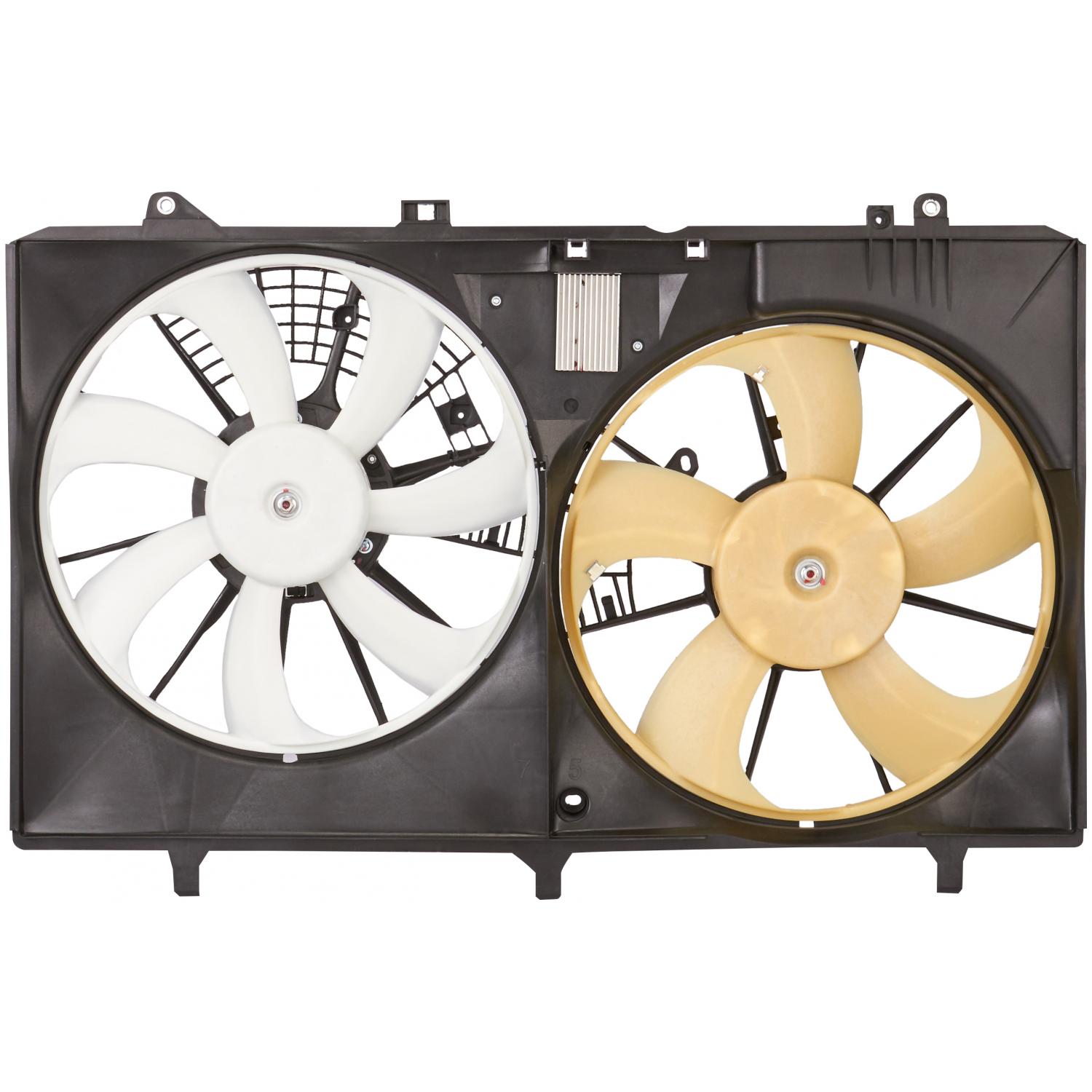 Spectra Premium CF20109 - Dual Radiator and Condenser Fan Assembly Spectra Premium CF20109 Dual Radiator and Condenser Fan Assembly product image 1 of 4