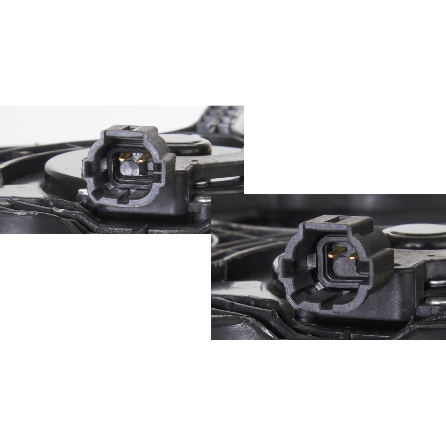 Spectra Premium CF22002 - Dual Radiator and Condenser Fan Assembly Spectra Premium CF22002 Dual Radiator and Condenser Fan Assembly product image 2 of 6