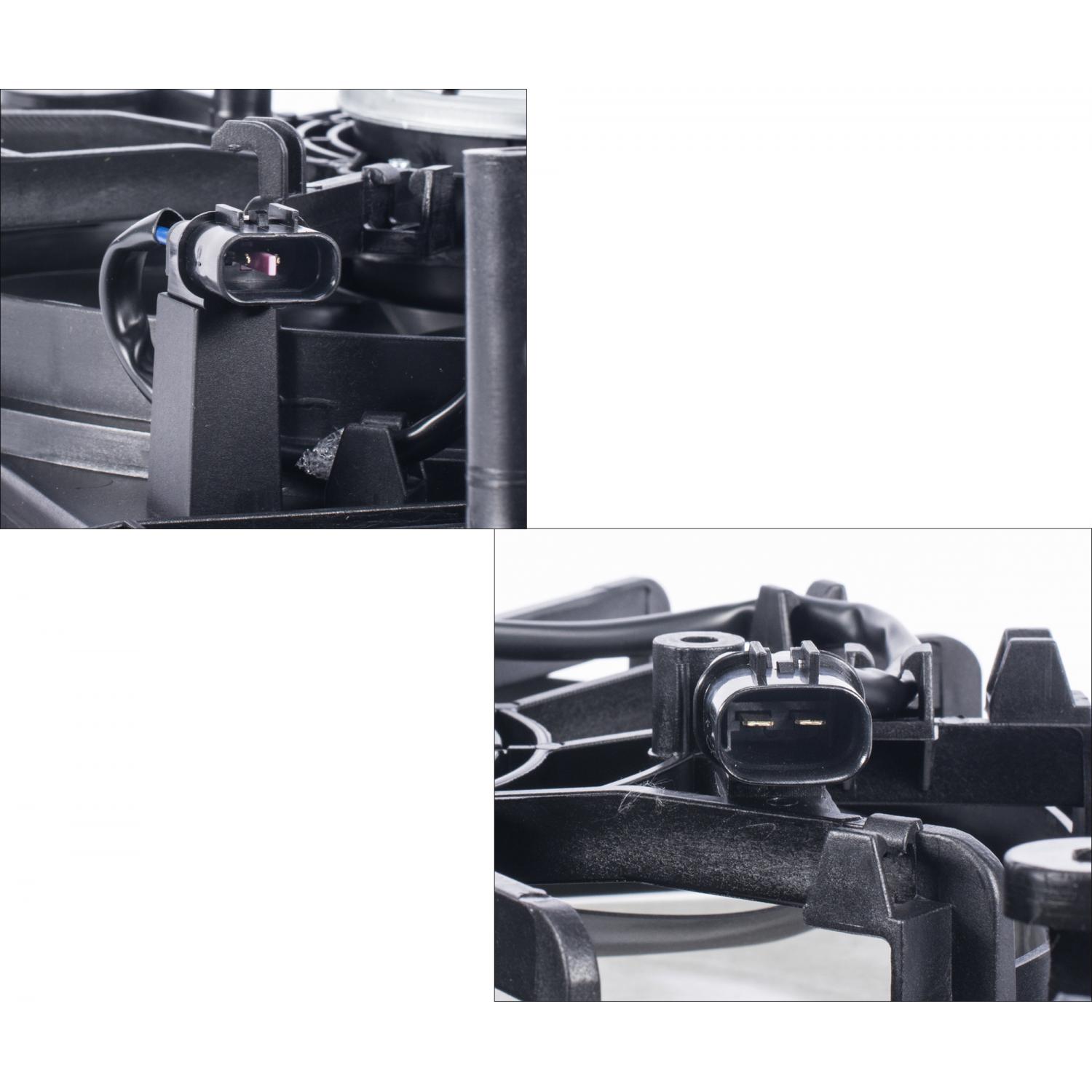 Spectra Premium CF22040 - Dual Radiator and Condenser Fan Assembly Spectra Premium CF22040 Dual Radiator and Condenser Fan Assembly product image 2 of 5