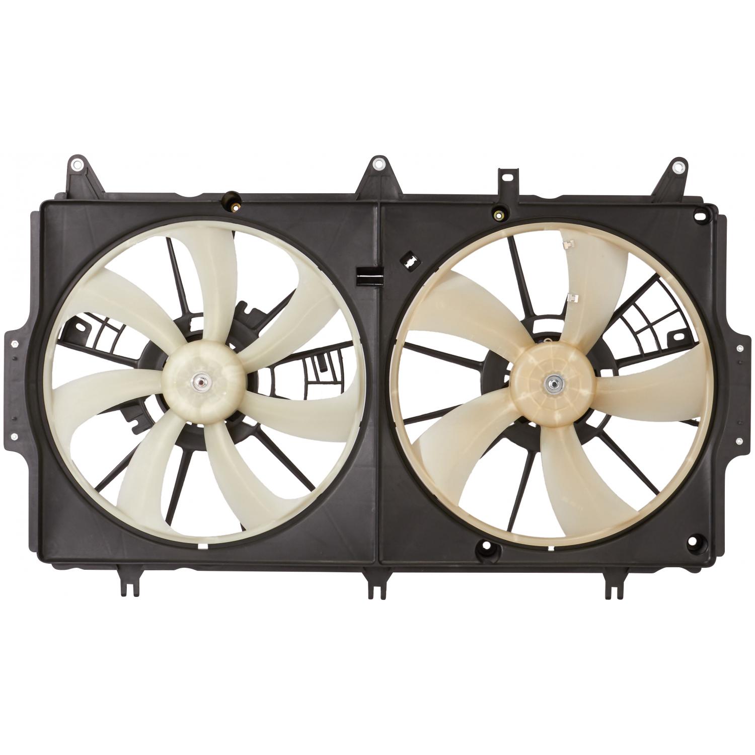 Spectra Premium CF27008 - Dual Radiator and Condenser Fan Assembly Spectra Premium CF27008 Dual Radiator and Condenser Fan Assembly product image 1 of 3