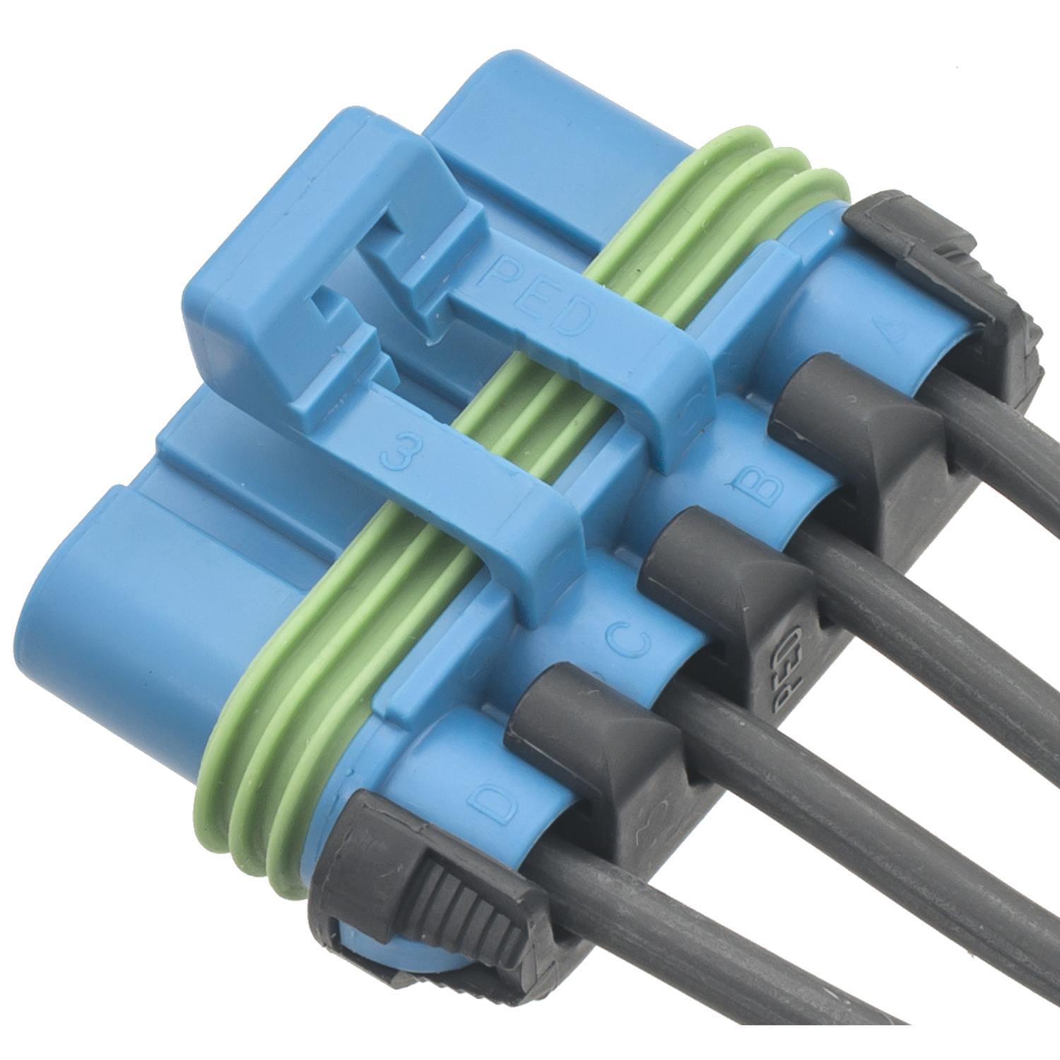 Standard Motor Products S2336 - HVAC Blower Motor Resistor Connector Standard Motor Products S2336 A/C Compressor Cut-Out Switch Harness Connector product image 2 of 4