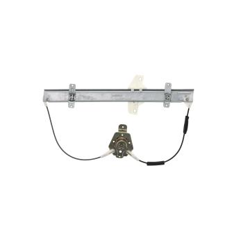 1990 Hyundai Excel Window Regulator Front Left TrakMotive 100151 image 3 of 4
