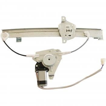 1991 Mitsubishi Mirage Power Window Motor and Regulator Assembly Rear Left TrakMotive 210355 image 2 of 4