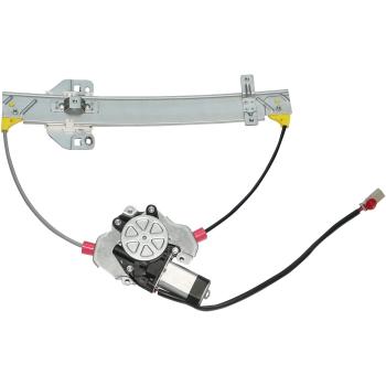 2005 Honda Civic Power Window Motor and Regulator Assembly Rear Left TrakMotive 210503 image 4 of 4