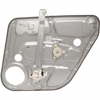 2010 Kia Rondo Power Window Motor and Regulator Assembly Rear Left TrakMotive 210859 image 2 of 4