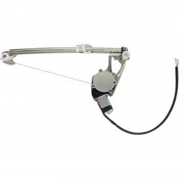 1989 Mercedes-Benz 190D Power Window Motor and Regulator Assembly Rear Left TrakMotive 211075 image 2 of 4