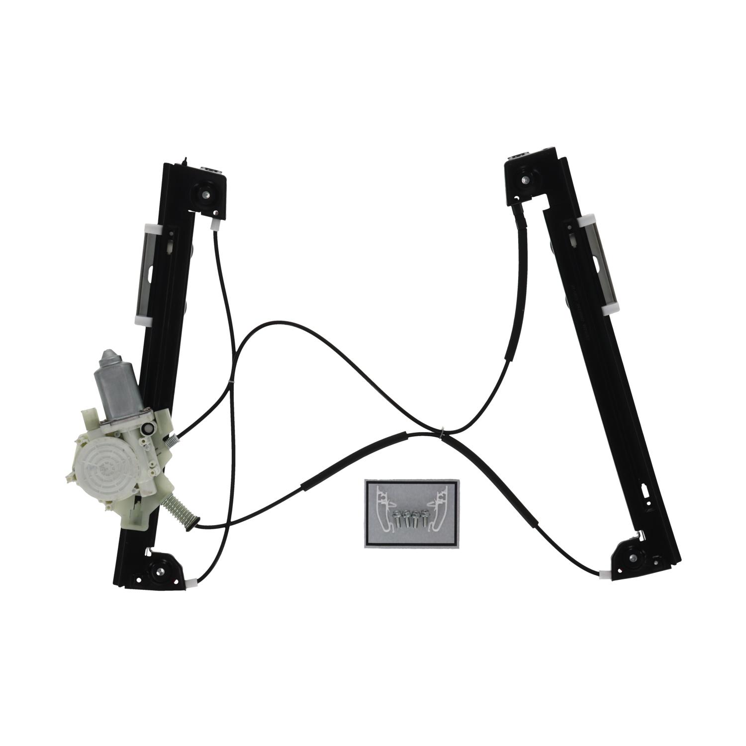 TrakMotive 211653 Power Window Motor and Regulator Assembly product image 4 of 6