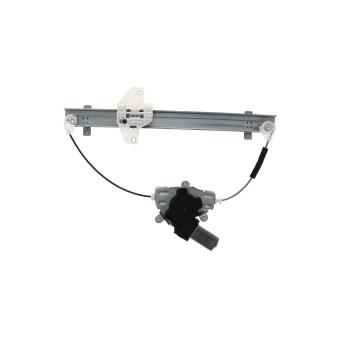 2011 Hyundai Accent Power Window Motor and Regulator Assembly Rear Right TrakMotive 212058 image 2 of 3
