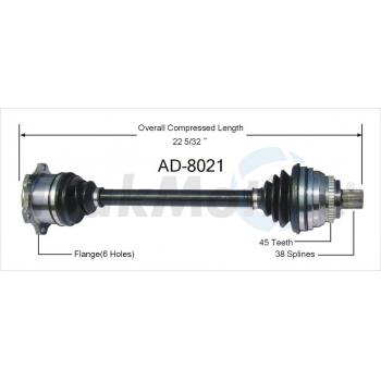 1997 Audi A6 CV Axle Shaft