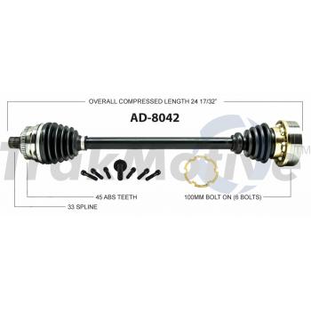 1990 Audi 80 CV Axle Shaft