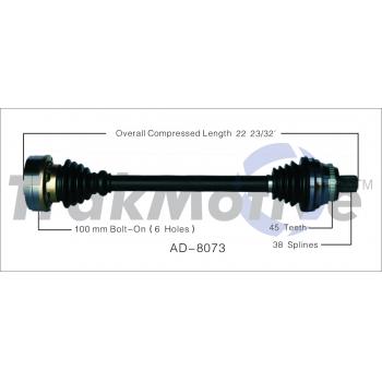 1995 Audi 90 Quattro CV Axle Shaft Front Right TrakMotive AD8073 image 1 of 3