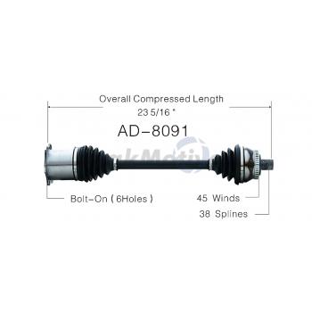 2005 Audi S4 CV Axle Shaft