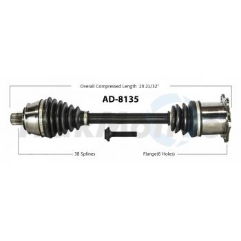 2011 Audi A6 Quattro CV Axle Shaft
