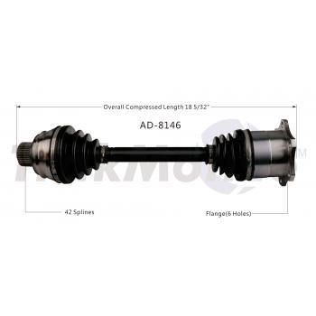 2016 Audi A4 CV Axle Shaft