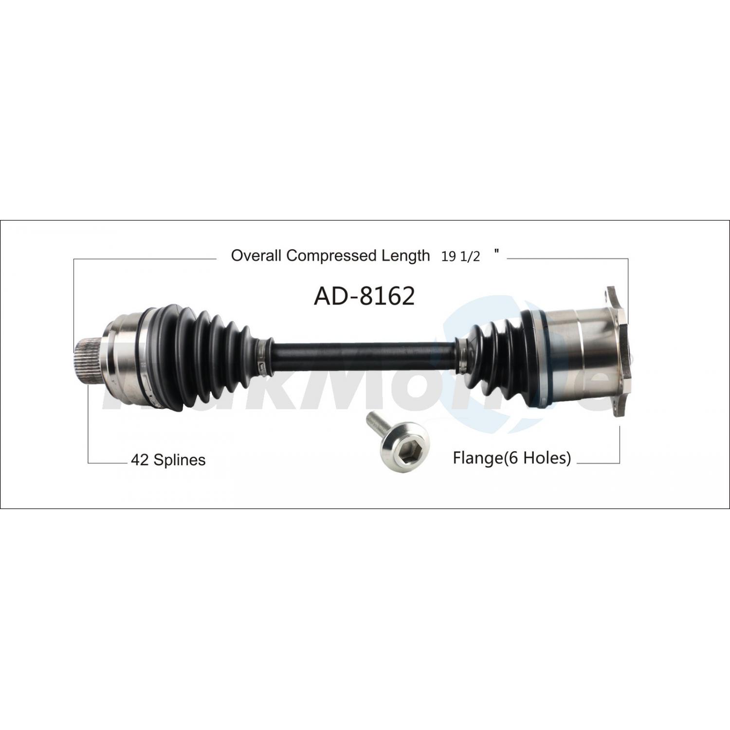 TrakMotive AD8162 - CV Axle Shaft TrakMotive AD8162 CV Axle Shaft product image 1 of 3