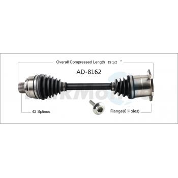 2017 Audi S6 CV Axle Shaft