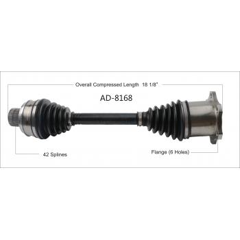 2016 Audi allroad CV Axle Shaft