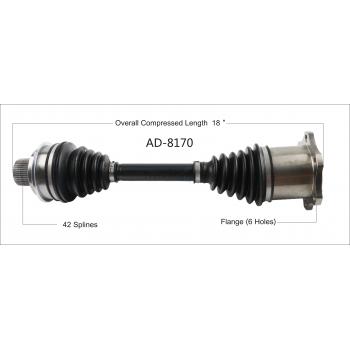 2019 Audi A5 CV Axle Shaft