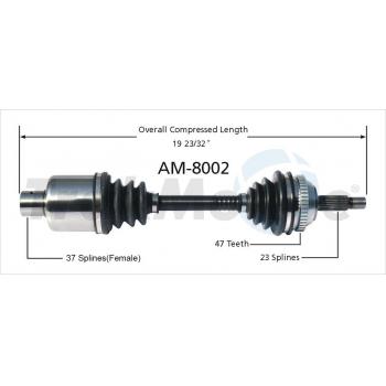 1990 Eagle Premier CV Axle Shaft