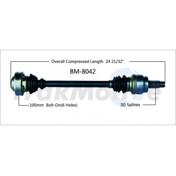 2015 BMW X1 CV Axle Shaft
