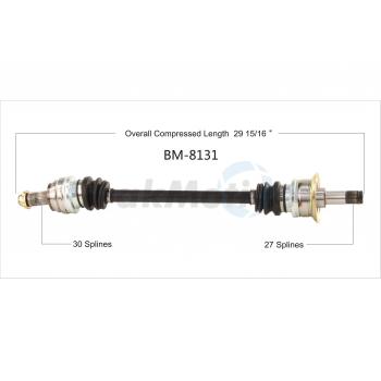 2016 BMW 528i CV Axle Shaft Rear Left TrakMotive BM8131 image 1 of 3