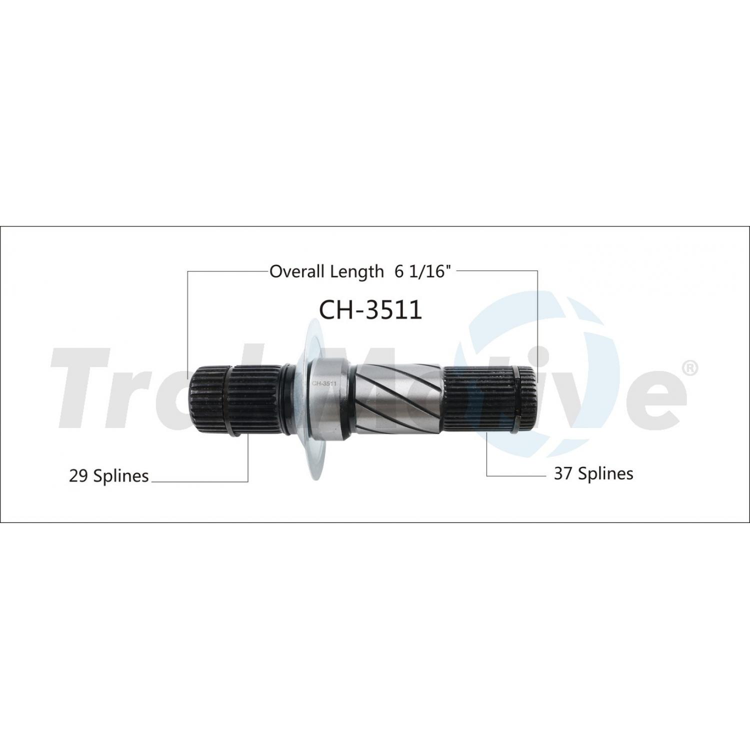 TrakMotive CH3511 - CV Intermediate Shaft TrakMotive CH3511 CV Intermediate Shaft product image 1 of 3
