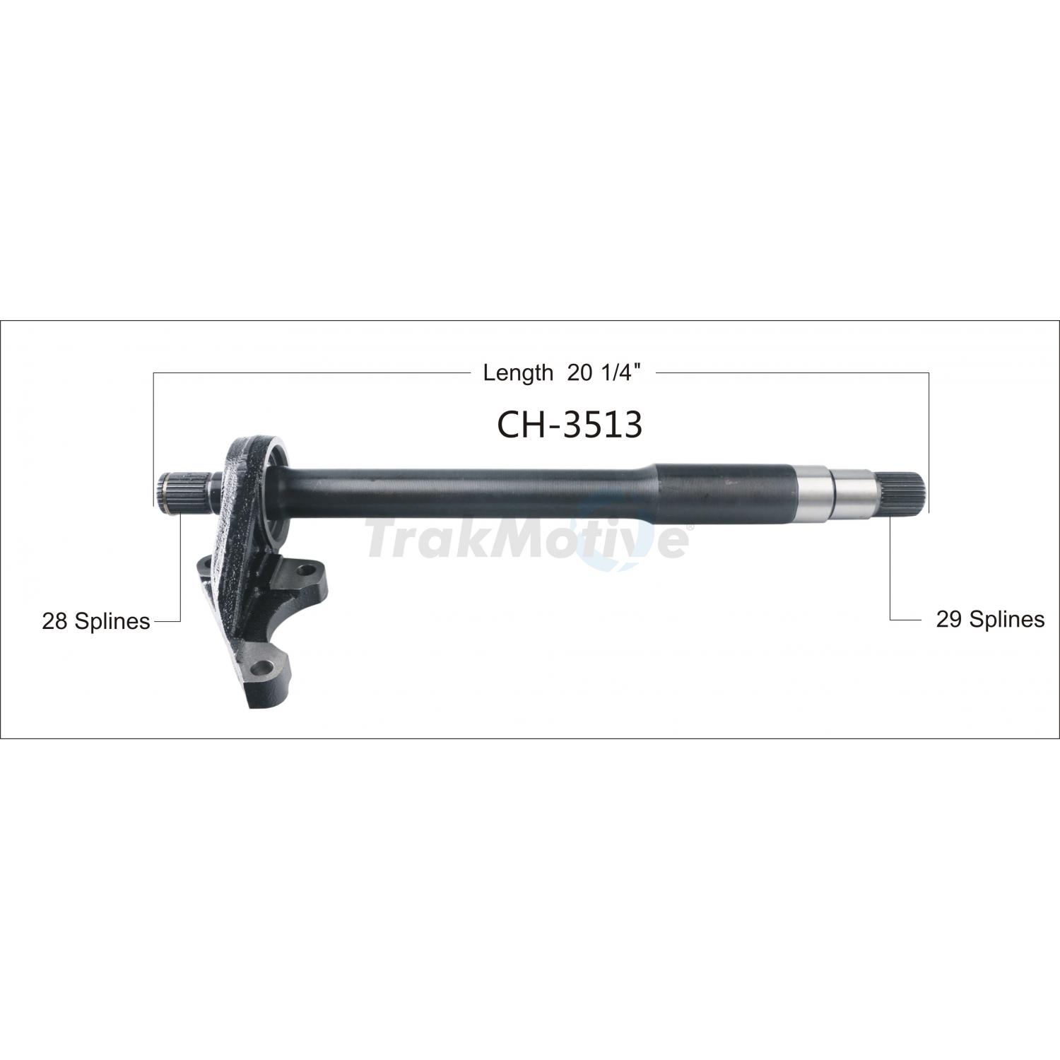 TrakMotive CH3513 - CV Intermediate Shaft TrakMotive CH3513 CV Intermediate Shaft product image 1 of 3