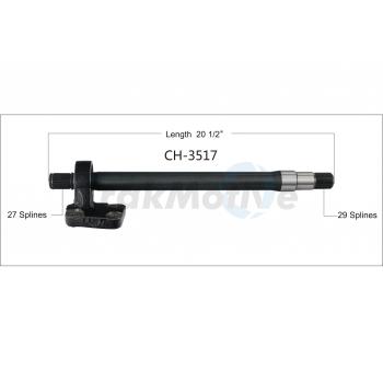 2009 Dodge Grand Caravan CV Intermediate Shaft Front Right TrakMotive CH3517 image 1 of 3