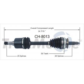 1996 Plymouth Breeze CV Axle Shaft