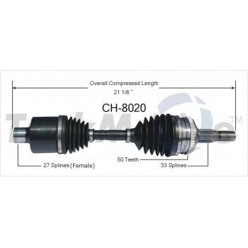 1997 Chrysler LHS CV Axle Shaft