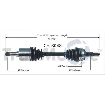 1992 Chrysler Imperial CV Axle Shaft
