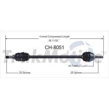 1995 Chrysler Sebring CV Axle Shaft
