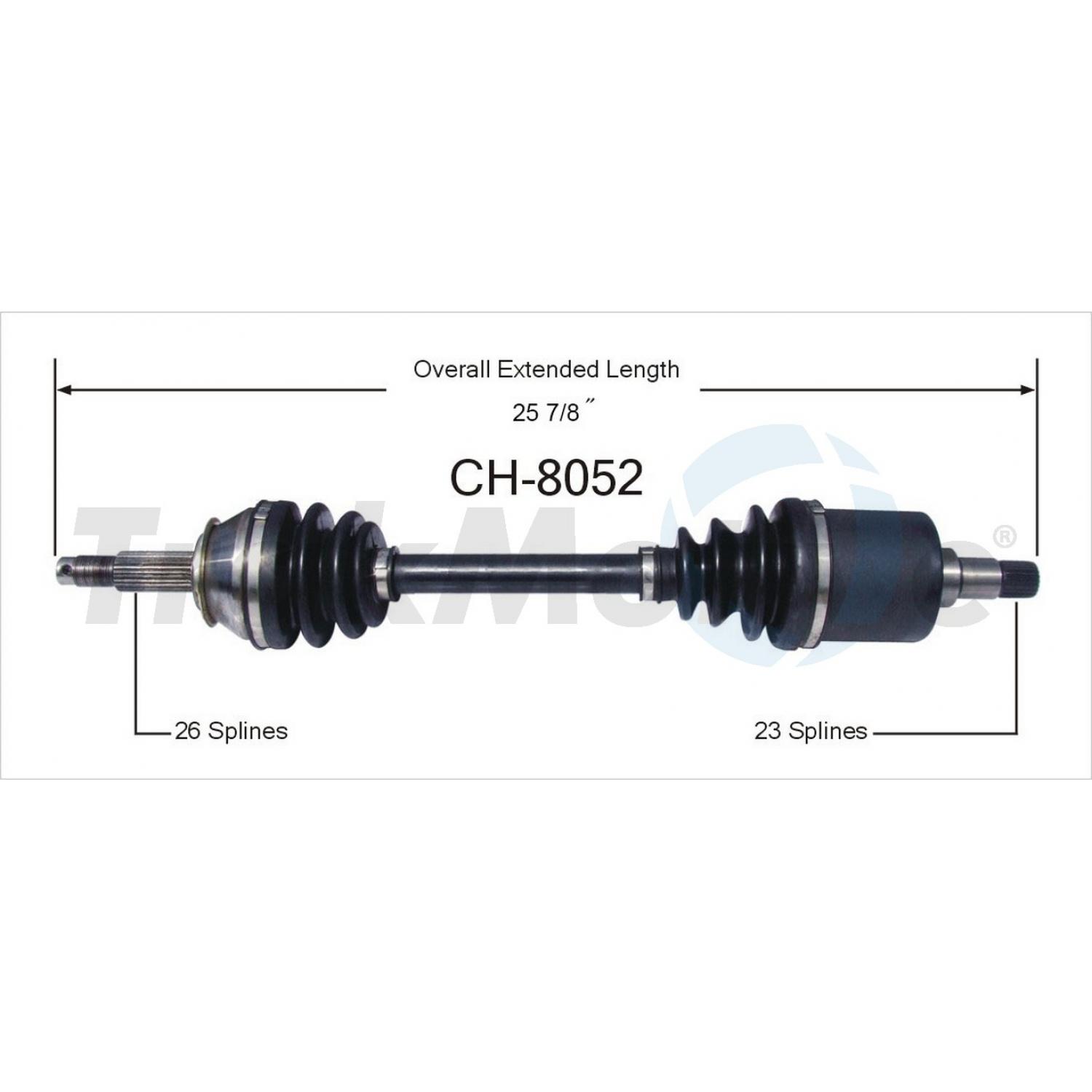 TrakMotive CH8052 - CV Axle Shaft TrakMotive CH8052 CV Axle Shaft product image 1 of 3