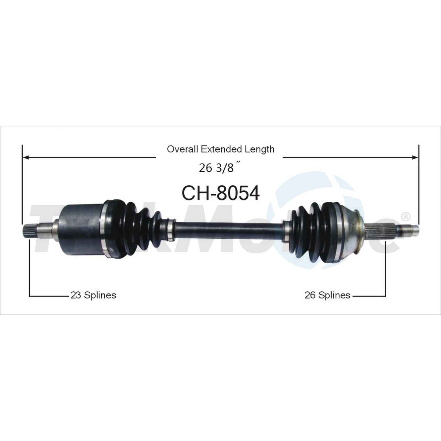TrakMotive CH8054 - CV Axle Shaft TrakMotive CH8054 CV Axle Shaft product image 1 of 3