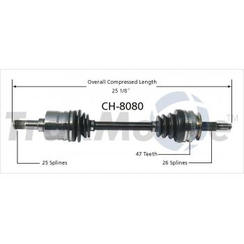1996 Plymouth Voyager CV Axle Shaft