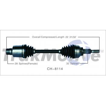 2012 Dodge Avenger CV Axle Shaft