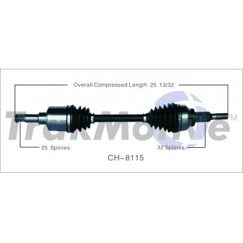 2012 Chrysler 200 CV Axle Shaft Front Left TrakMotive CH8115 image 1 of 3