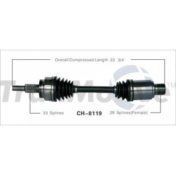 2011 Ram 1500 CV Axle Shaft Front Left TrakMotive CH8119 image 1 of 3