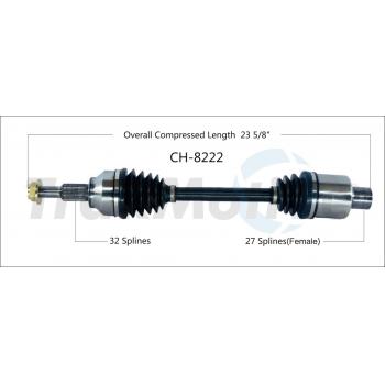 2007 Chrysler Pacifica CV Axle Shaft