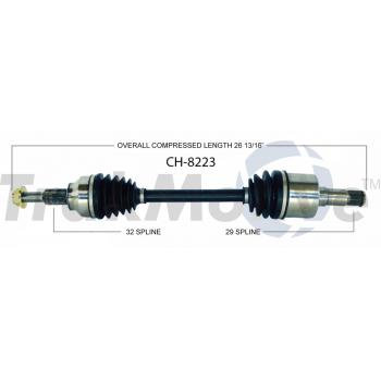 2007 Chrysler Pacifica CV Axle Shaft Front Left TrakMotive CH8223 image 1 of 3