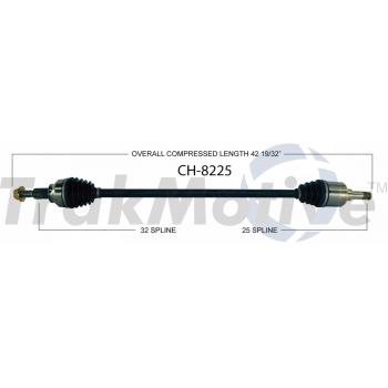 2007 Chrysler Pacifica CV Axle Shaft Front Right TrakMotive CH8225 image 1 of 3