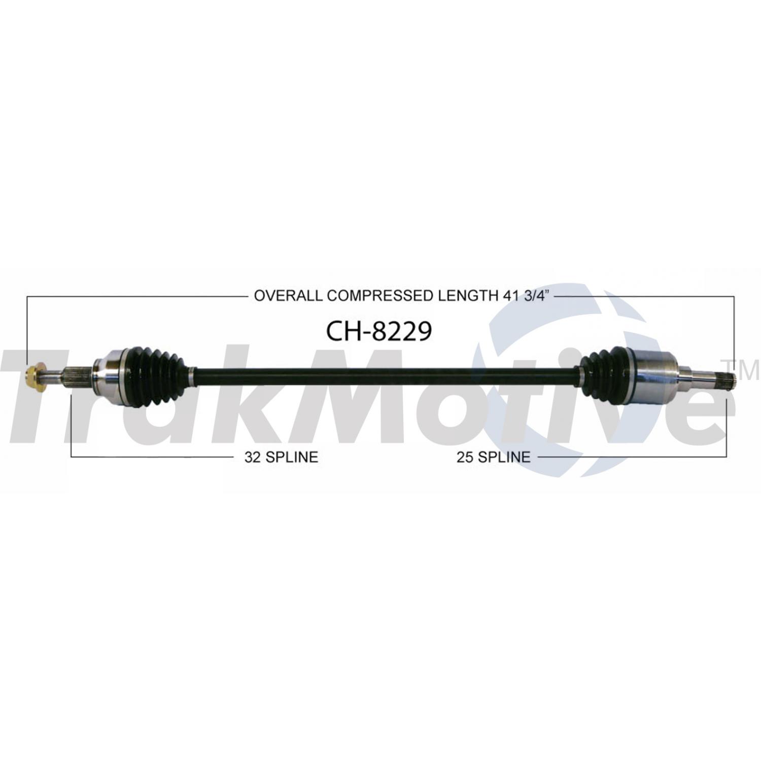 TrakMotive CH8229 - CV Axle Shaft TrakMotive CH8229 CV Axle Shaft product image 1 of 3