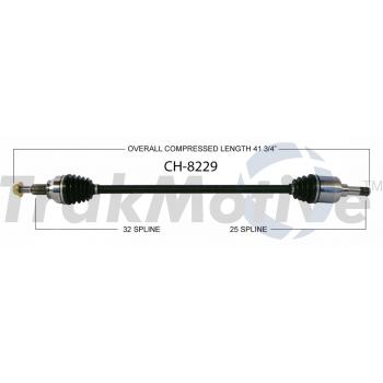 2010 Dodge Grand Caravan CV Axle Shaft Front Right TrakMotive CH8229 image 1 of 3