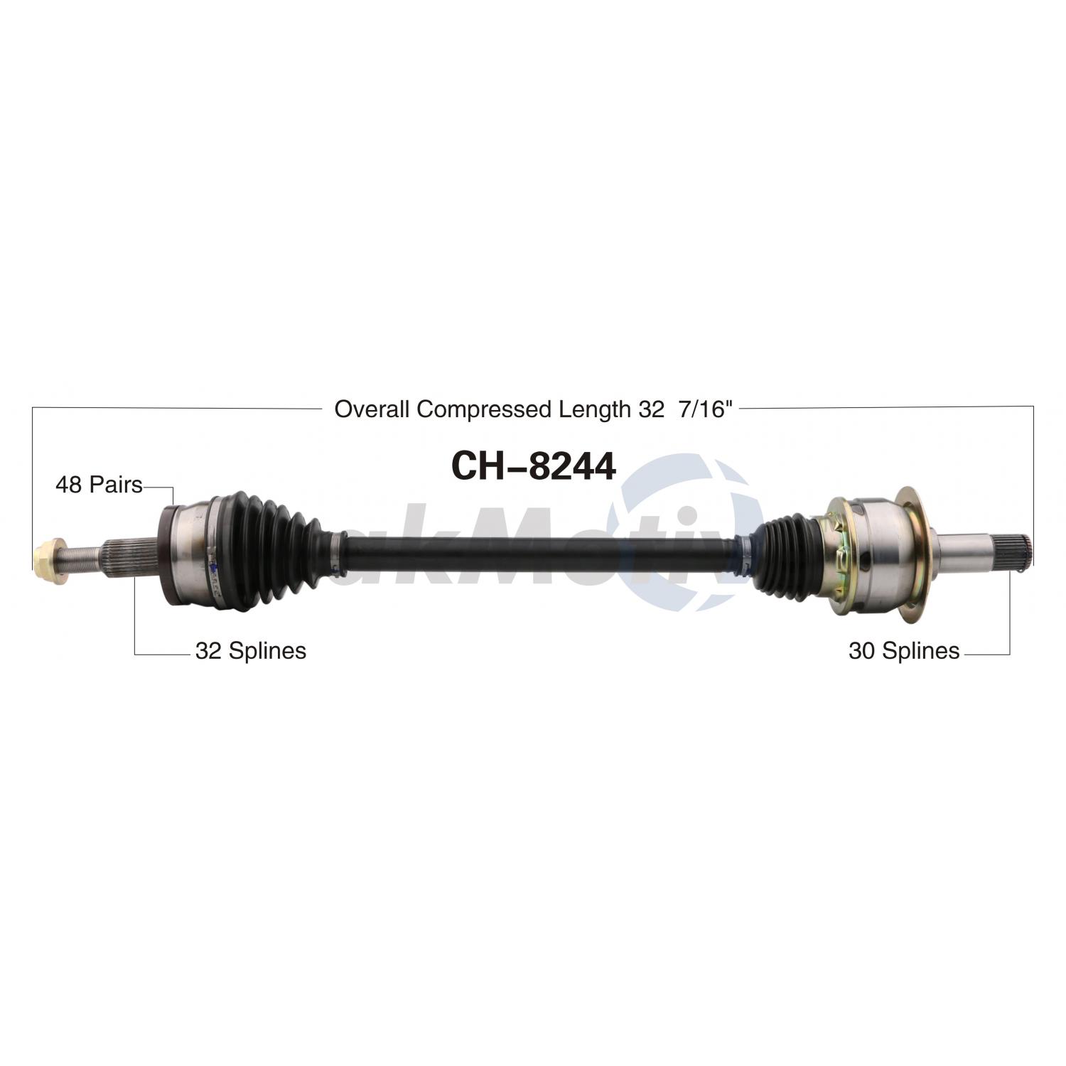 TrakMotive CH8244 - CV Axle Shaft TrakMotive CH8244 CV Axle Shaft product image 1 of 3