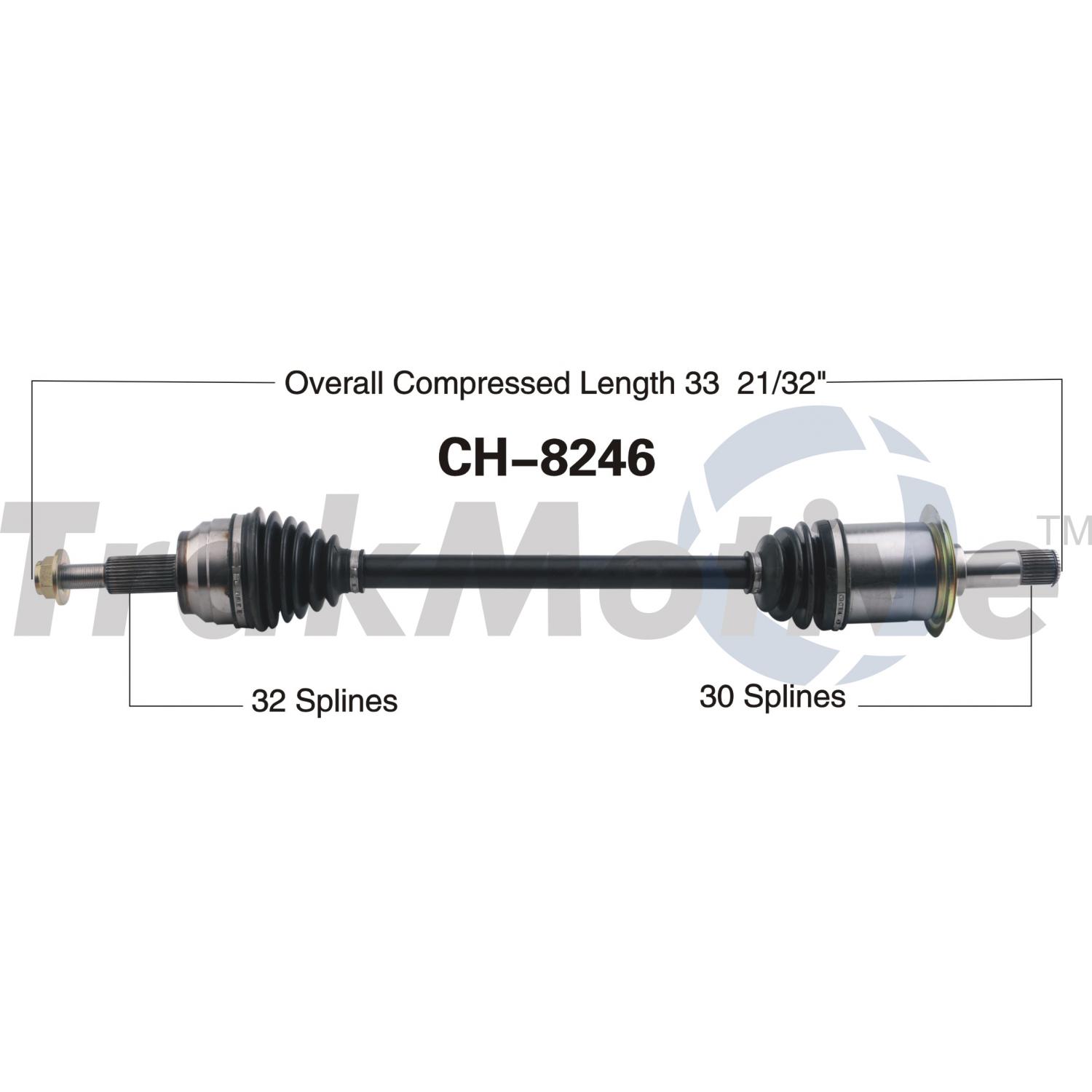 TrakMotive CH8246 - CV Axle Shaft TrakMotive CH8246 CV Axle Shaft product image 1 of 3