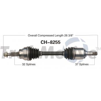2016 Dodge Durango CV Axle Shaft Front Left TrakMotive CH8255 image 1 of 3